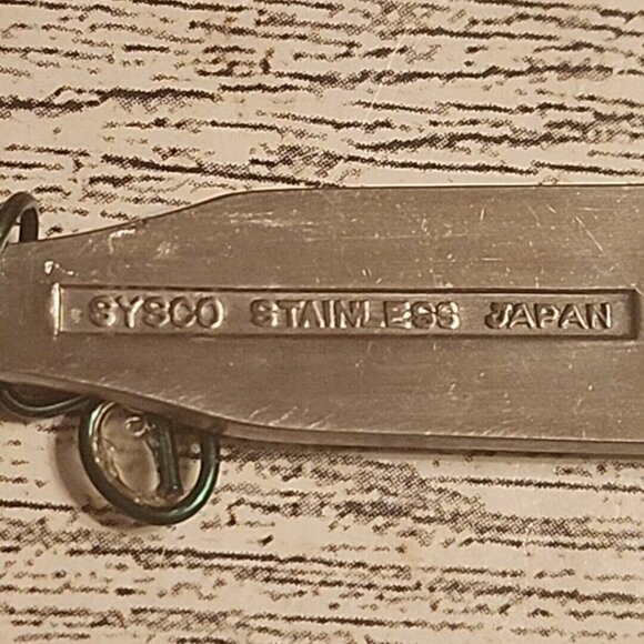 Wire Wrapped Teaspoon Colored Beads 6.25” Stainless Steel Sysco Japan - Picture 2 of 4